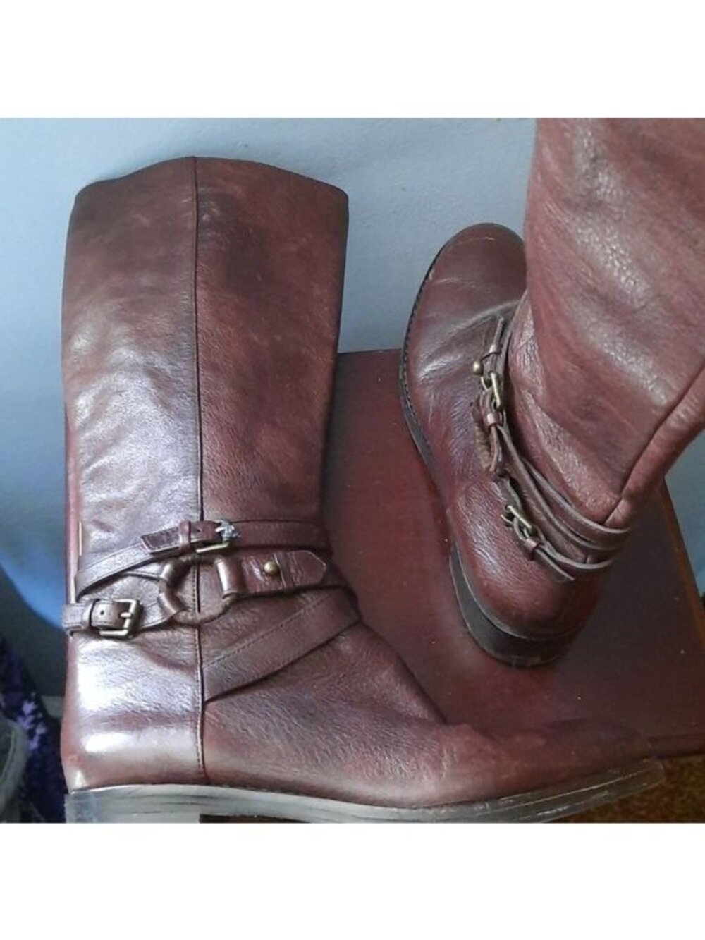 Via Spiga Gabrielle Knee High Riding Boots Size 9 - Picture 12 of 13